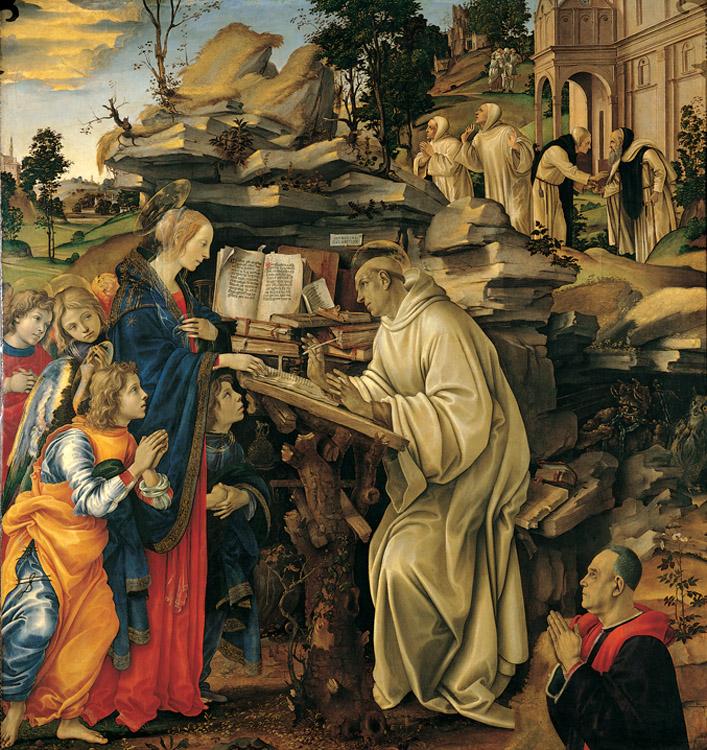 Filippino Lippi The Vision of St Bernard (mk080 oil painting picture